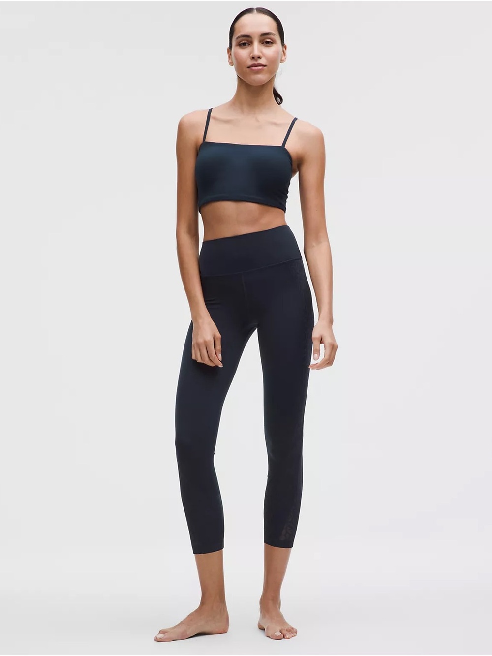 Lululemon Paisley Overlay Leggings 25” – True Navy – Size 2 NWT